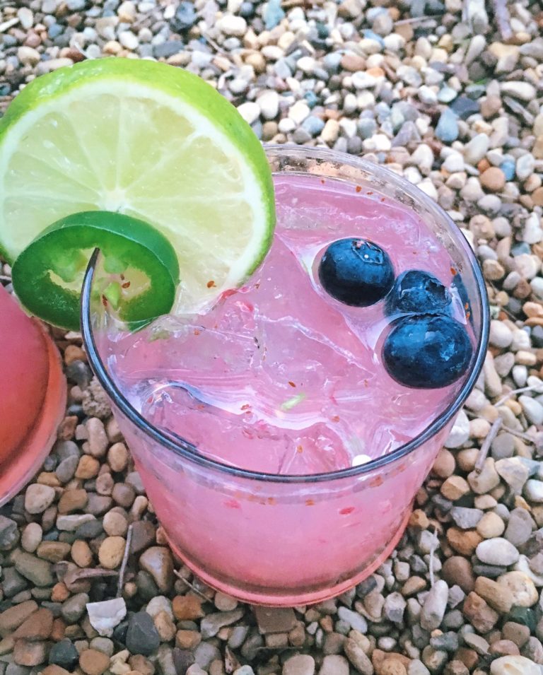 Blueberry Fire Margarita - Cuisine & Cocktails