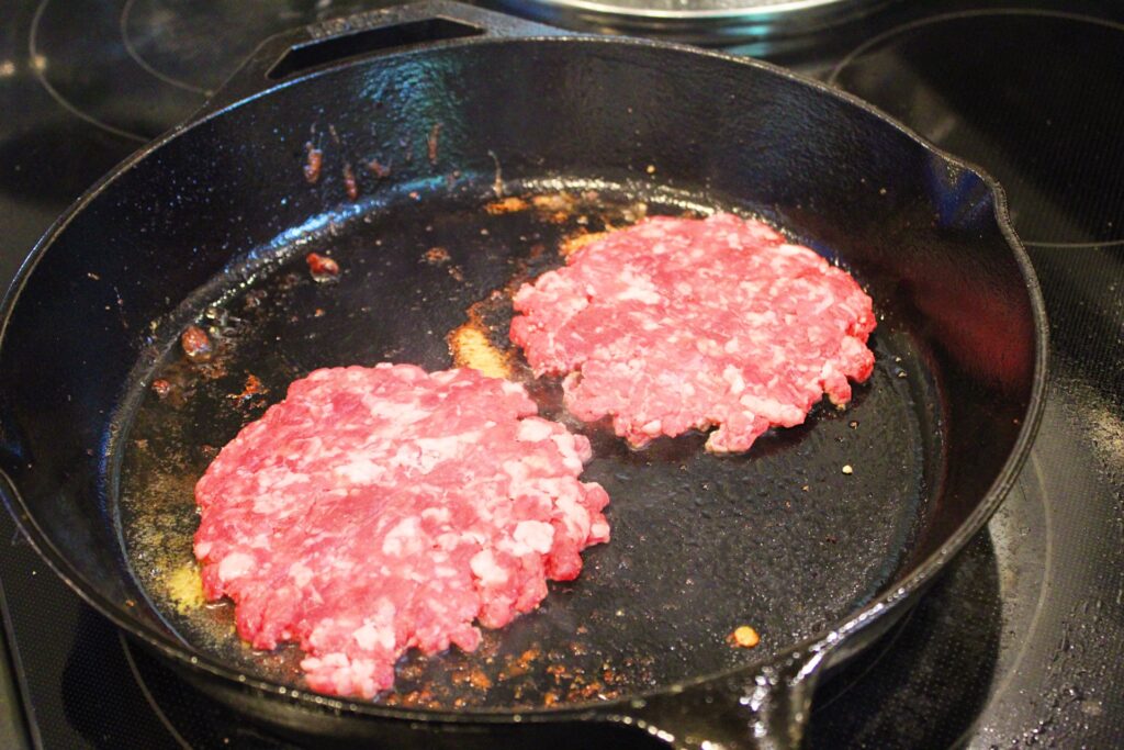 Grilled Cast Iron Smash Burgers - Sarcastic Cooking